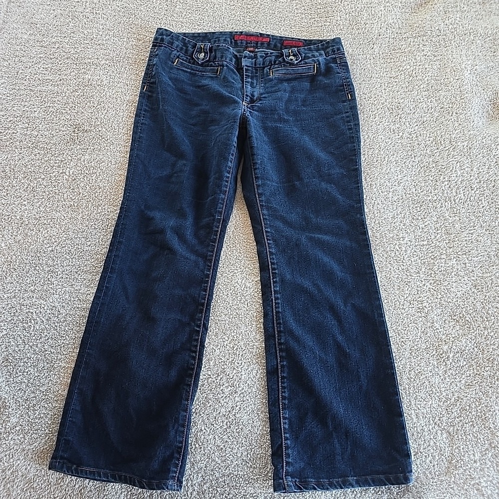 BANANA REPUBLIC Limited Edition Trouser Jean‎ Size 31/12P Dark Wash Jeans